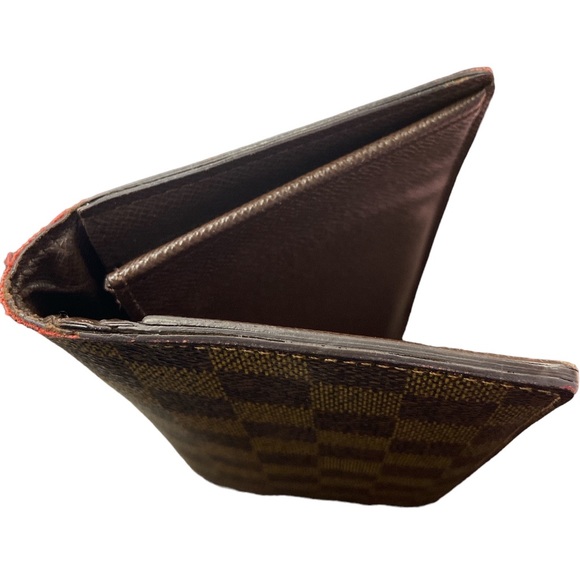 AUTHENTIC LOUIS VUITTON DAMIER PORTE BRAZZA LONG WALLET - Picture 12 of 16